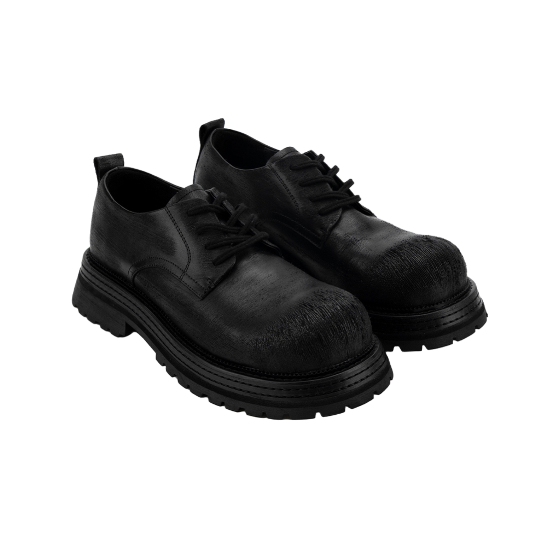 지오송지오 스크래치 더비 슈즈 블랙 BI5AS503BK(ZIOSONGZIO Scratch Derby Shoes Black) - 2