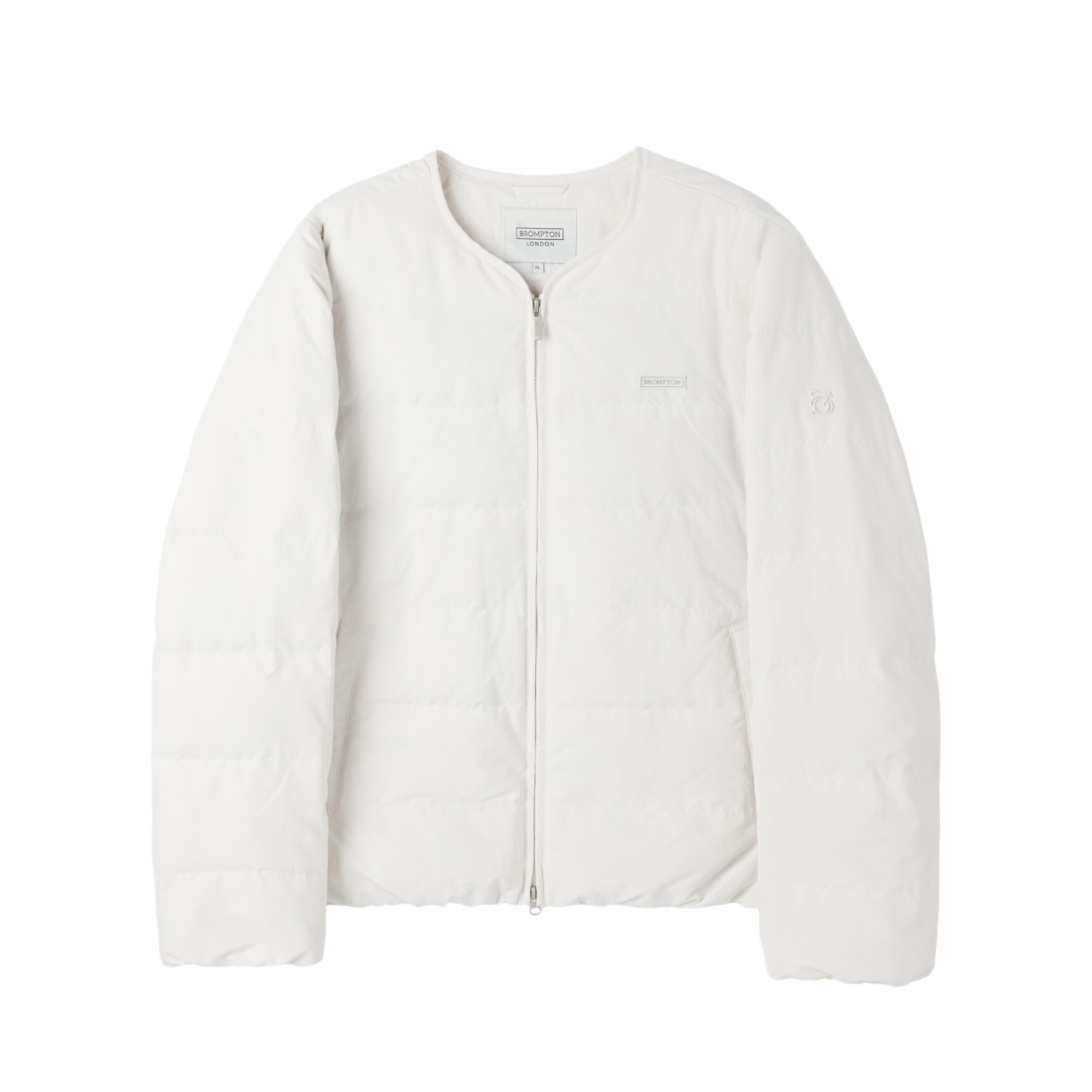 P264UDW142012 BROMPTON LONDON Airshift Lay Down Jacket Ivory