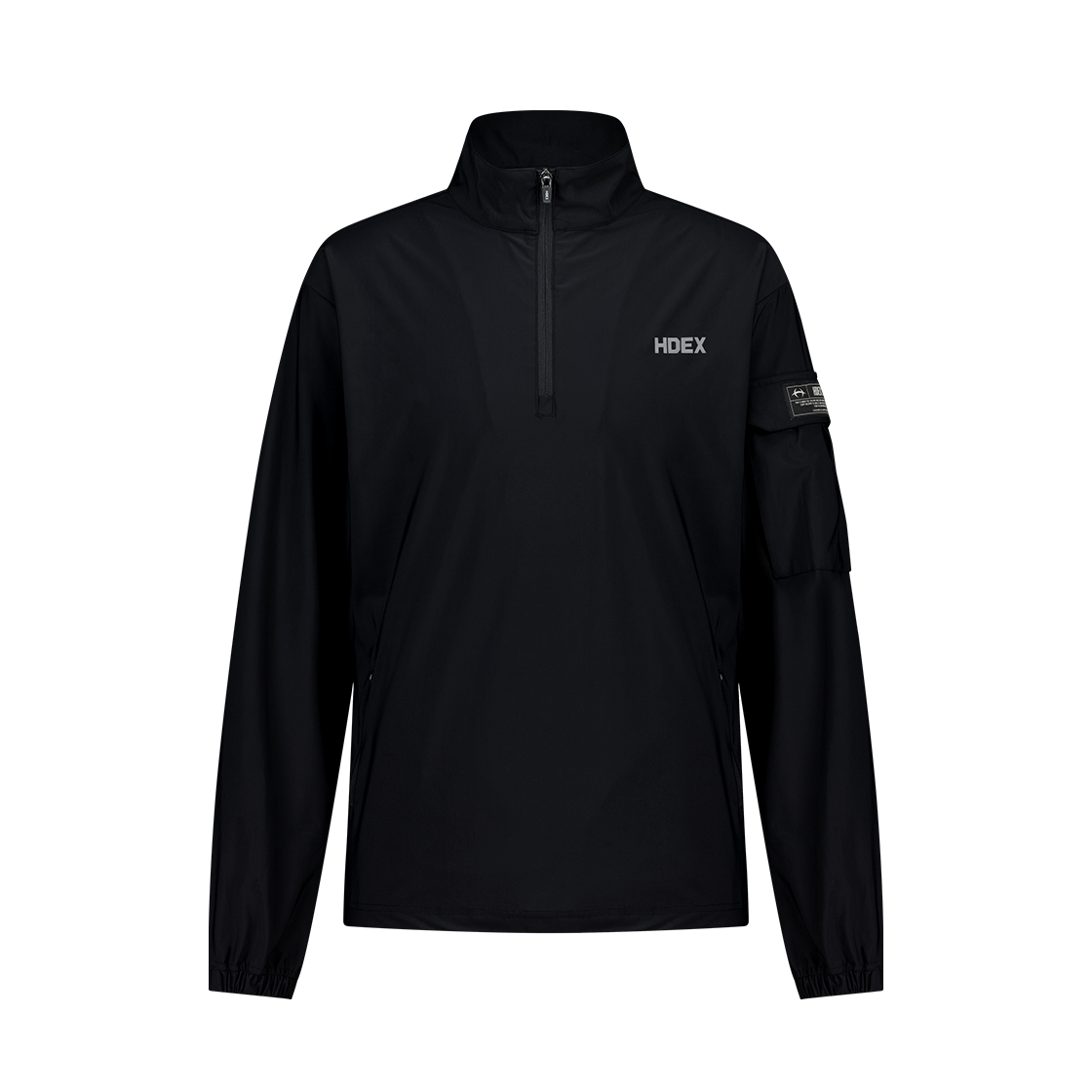 H243MSRJJ030BK HDEX Active Essential Half Zip-Up Black