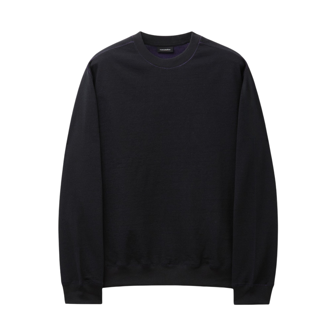 CWTAW26611BKX Customellow Two-Tone Sweatshirt Black