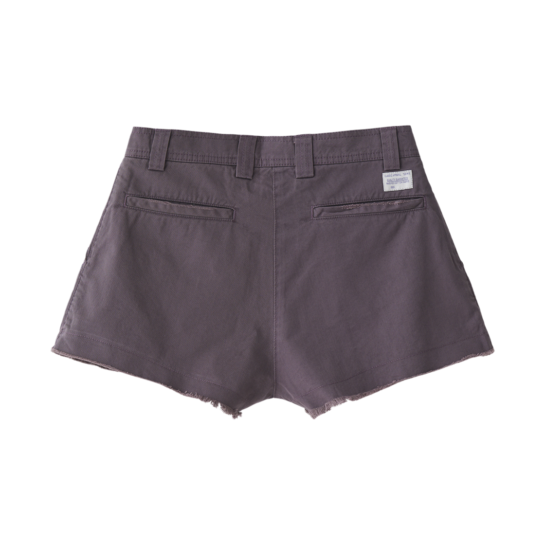 투위드 006 플리티드 버뮤다 팬츠 워시드 퍼플 0사이즈(Tuewid 006 Pleated Bermuda Pants In Washed Purple 0 Size) - 2