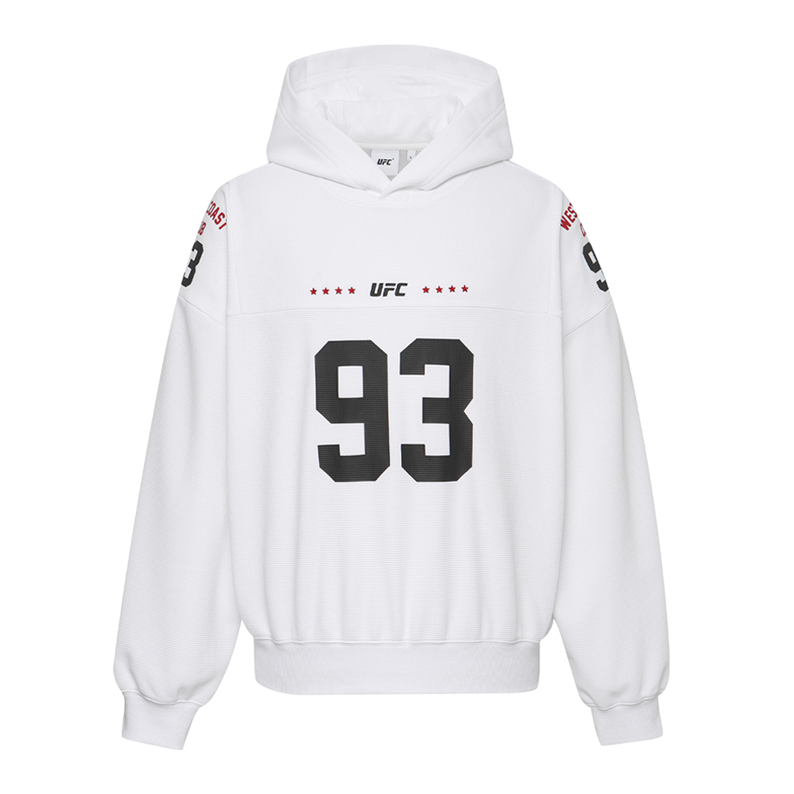UFC WCFC 93 메가핏 후드티 오프 화이트 U4HDX3102OW(UFC WCFC 93 MEGA OVERSIZED FIT HOODIE OFF WHITE U4HDX3102OW)
