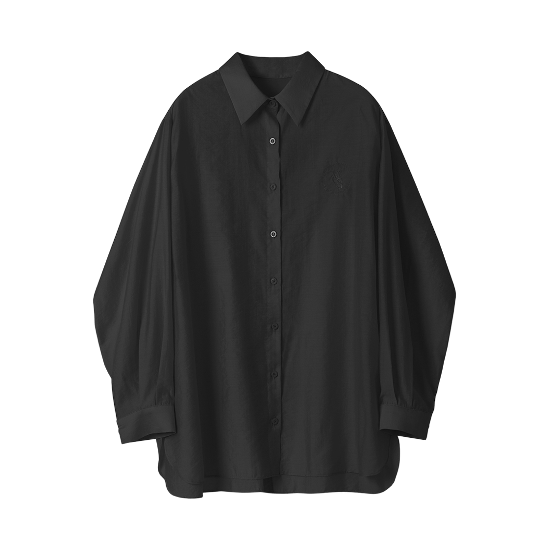 비바셔스 미누 백 슬릿 셔츠 블랙(VIVACIOUS Minou Back Slit Shirt BLACK)