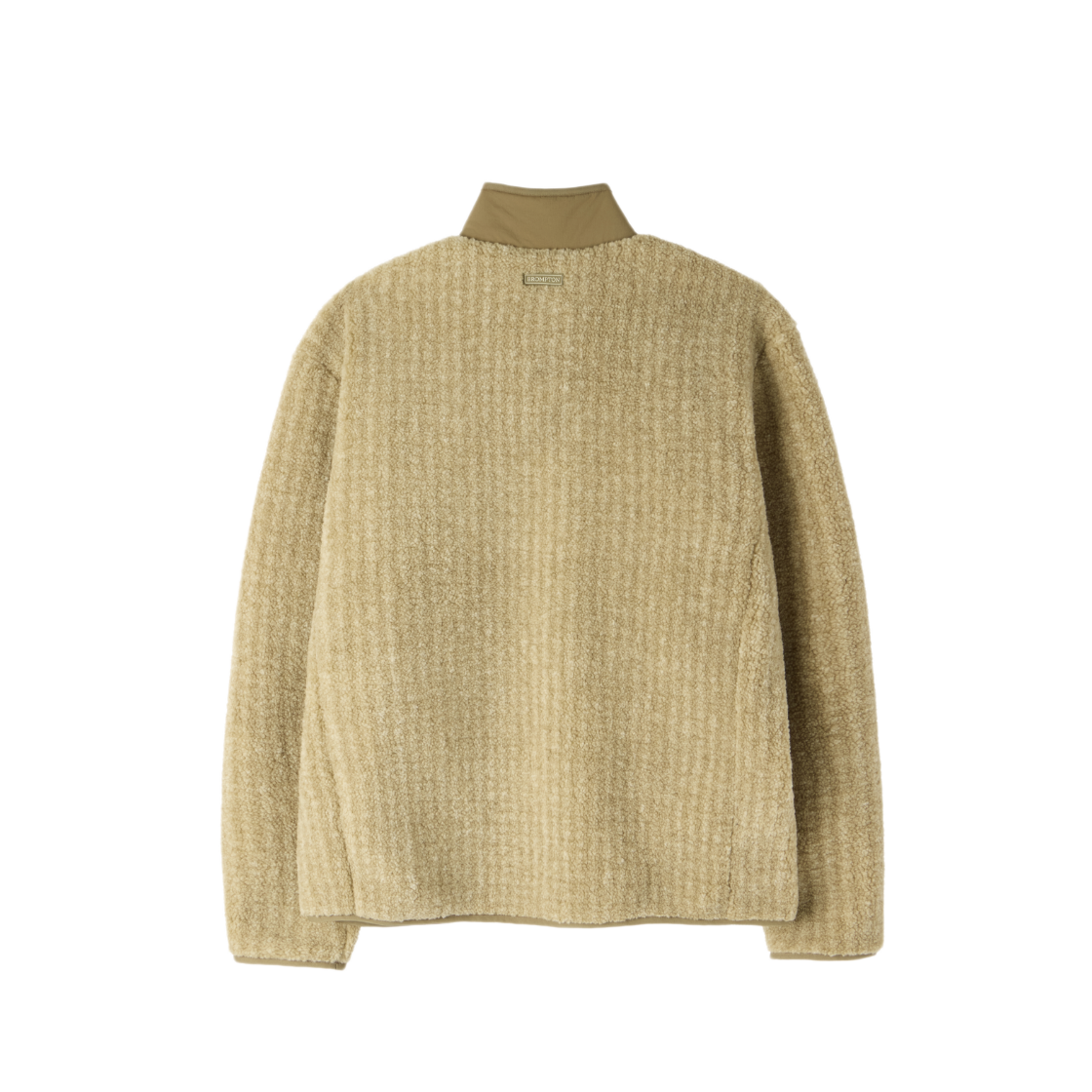 브롬톤 런던 코지 라이트 체크 플리스 점퍼 베이지(BROMPTON LONDON Cozy Lite Check Fleece Jumper Beige) - 2