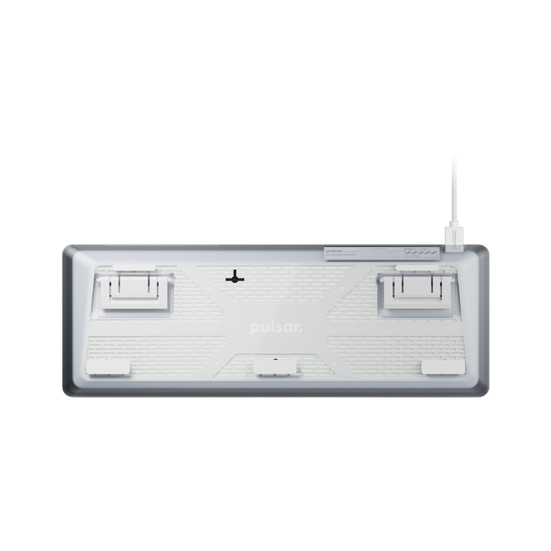 펄사 PCMK 3 HE 60 마그네틱 키보드 영문 유선 화이트색상(Pulsar PCMK 3 HE 60 ANSI White) - 2