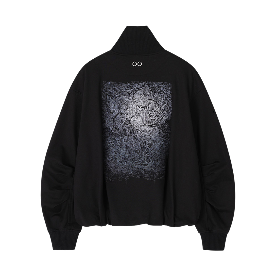 송지오 컬렉션 베네딕션 하이넥 집업 블랙(SONGZIO COLLECTION Benediction High Neck Zip Up Black) - 2