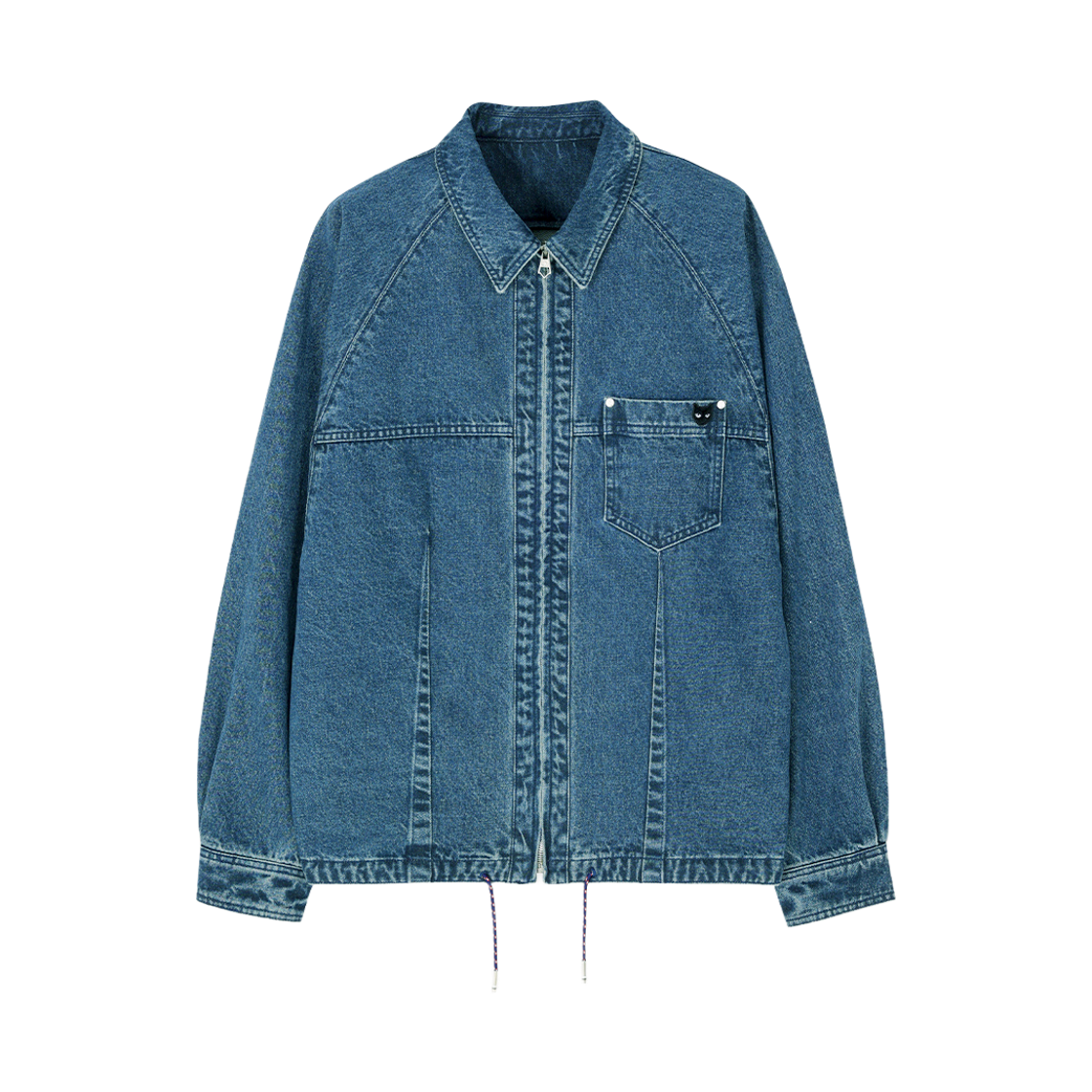 SI5JP824BL SONGZIO ZZERO Panther Denim Shirt Jacket Blue