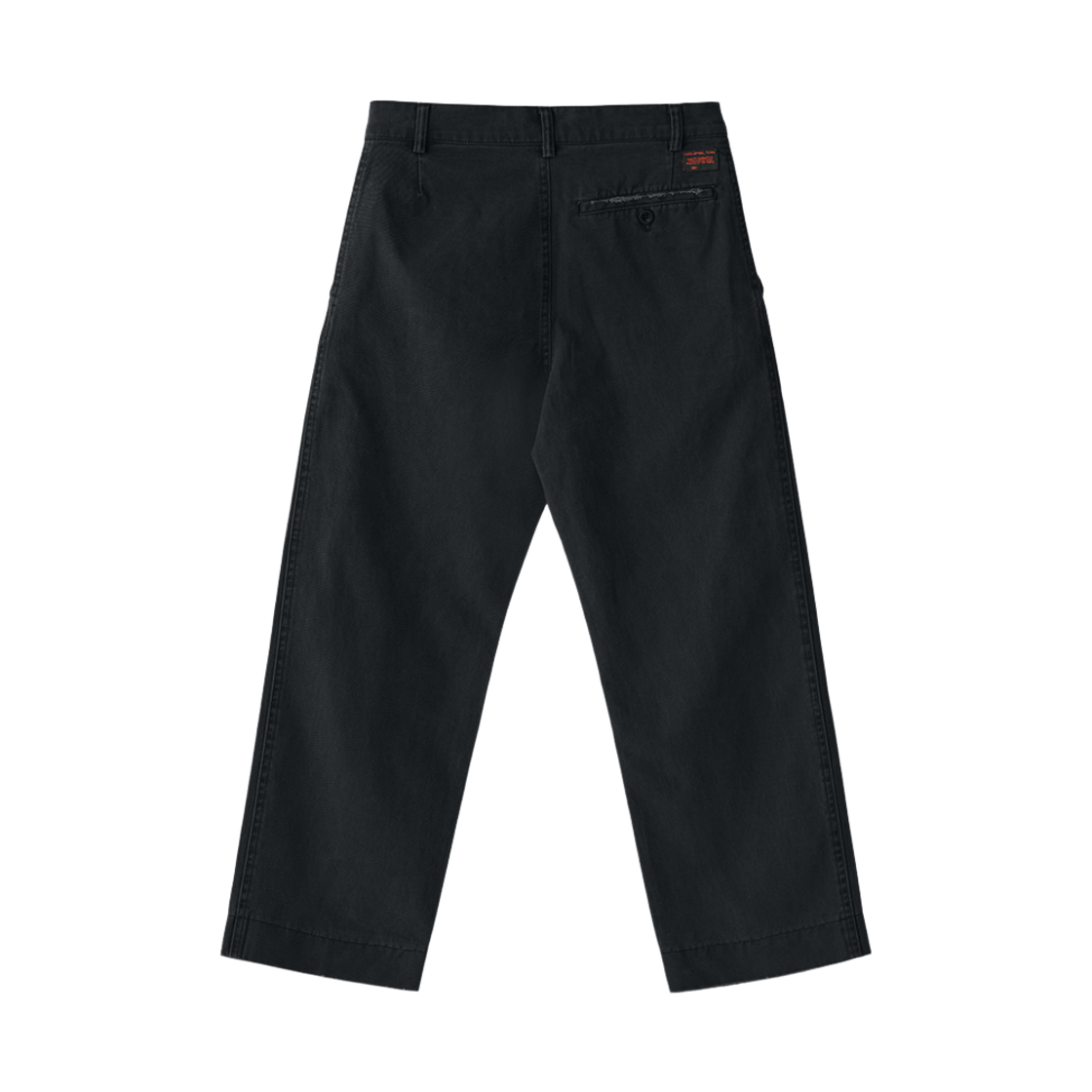 투위드 003 워시드 크롭팬츠 블랙(Tuewid 003 Washed Cotton Crop Pants In Matte Black) - 2
