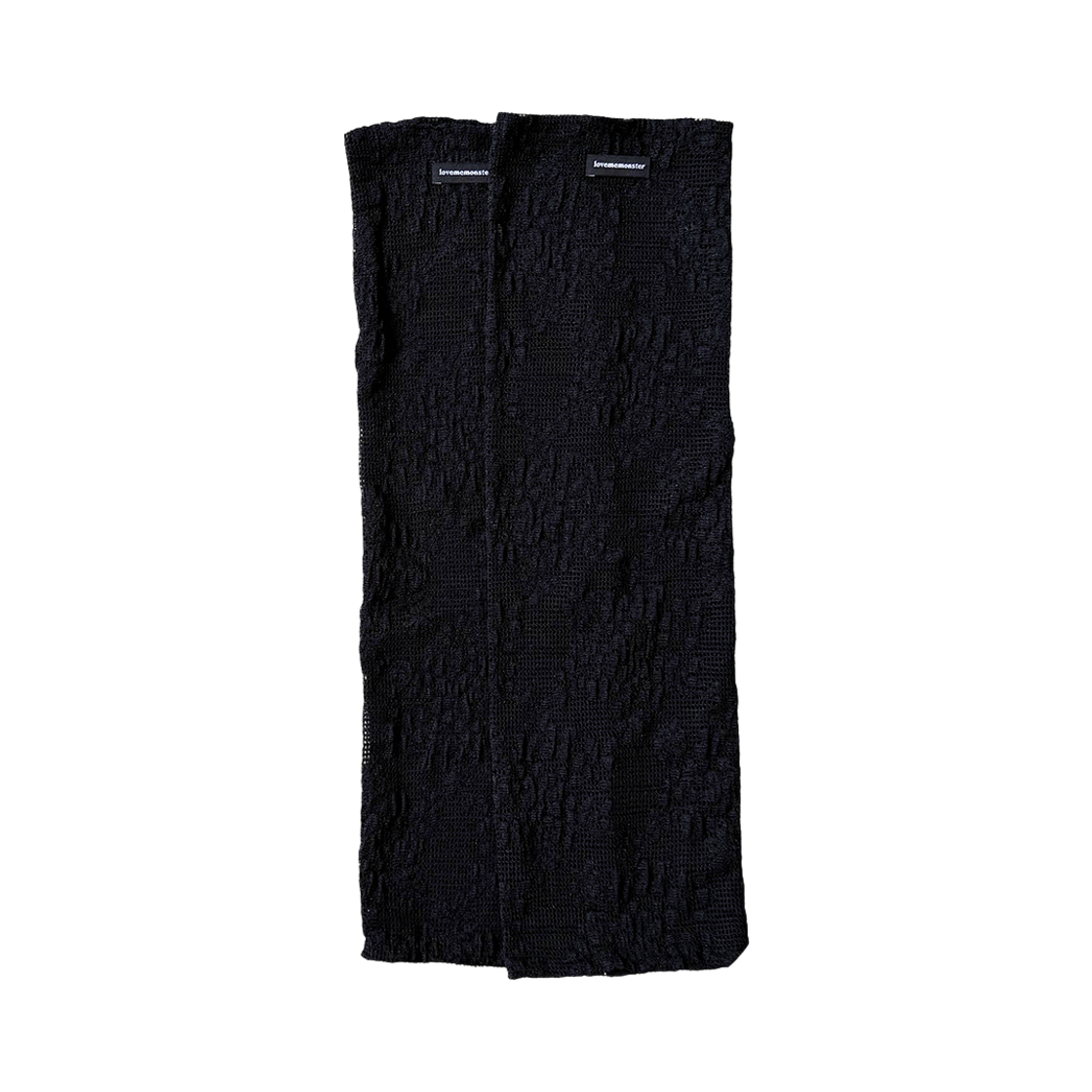 L262MSC010 lovememonster Bohemian Flower Lace Leg Warmer BLACK