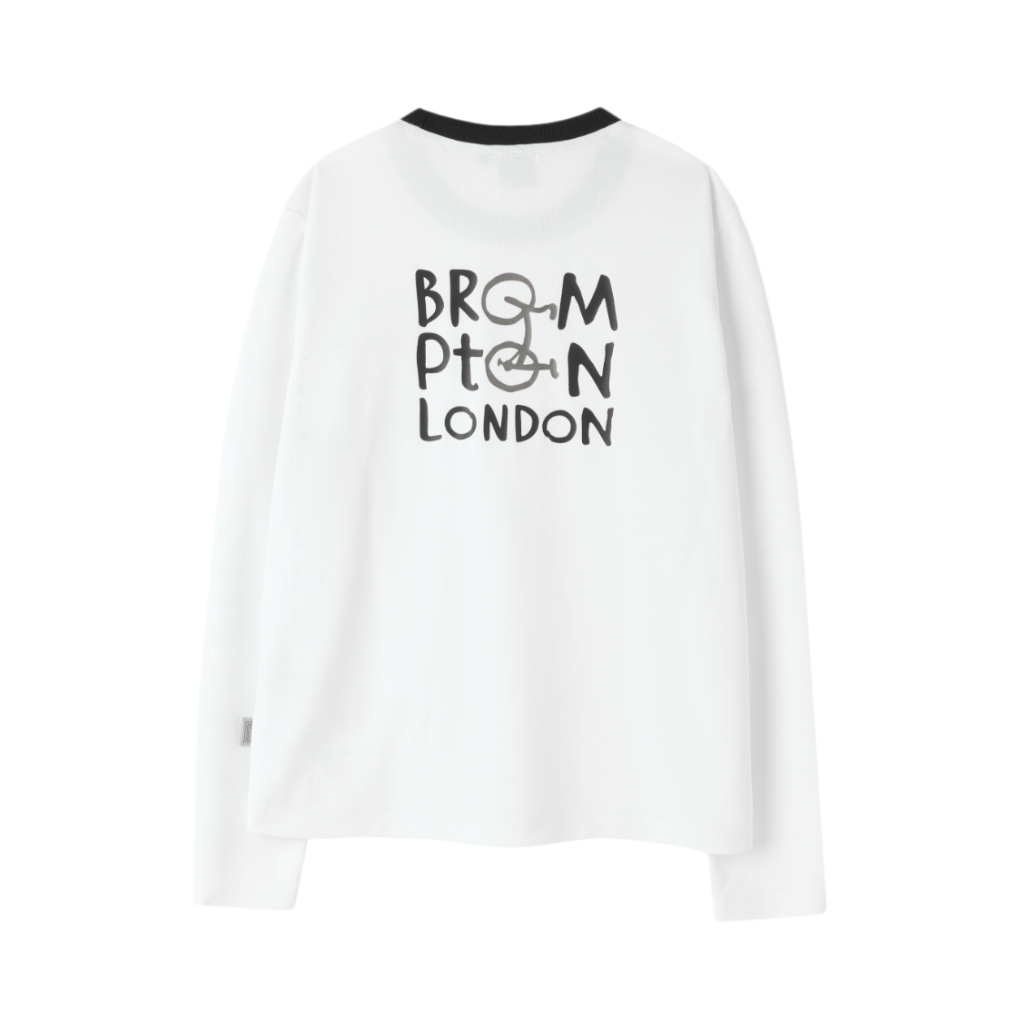 브롬톤 런던 우먼 메쉬 그래픽 티셔츠 화이트(BROMPTON LONDON W Mesh Graphic T-Shirt White) - 2