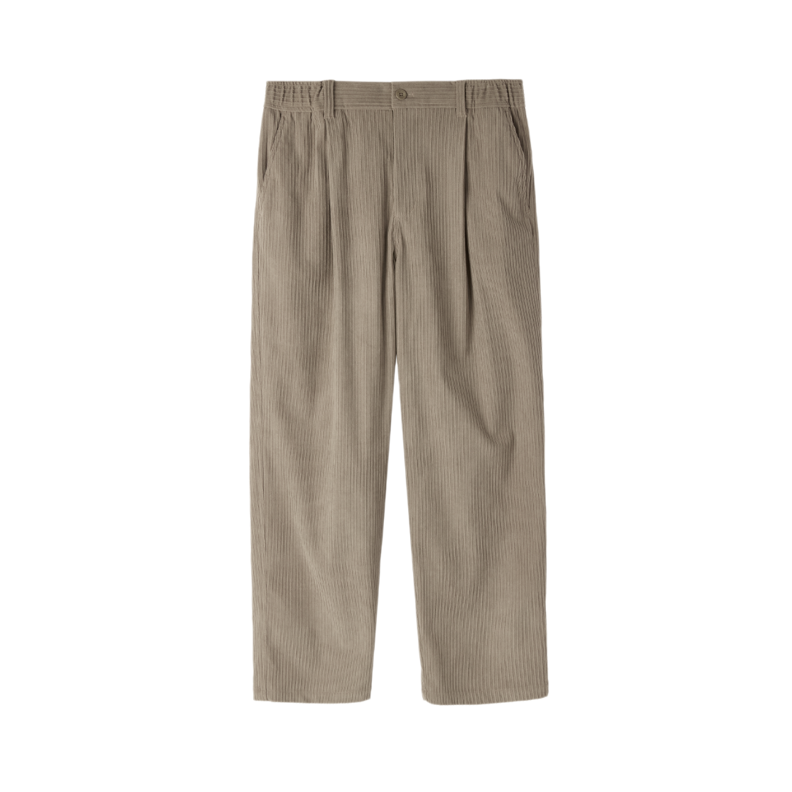 P264MPT132070 BROMPTON LONDON Corduroy Trousers Beige
