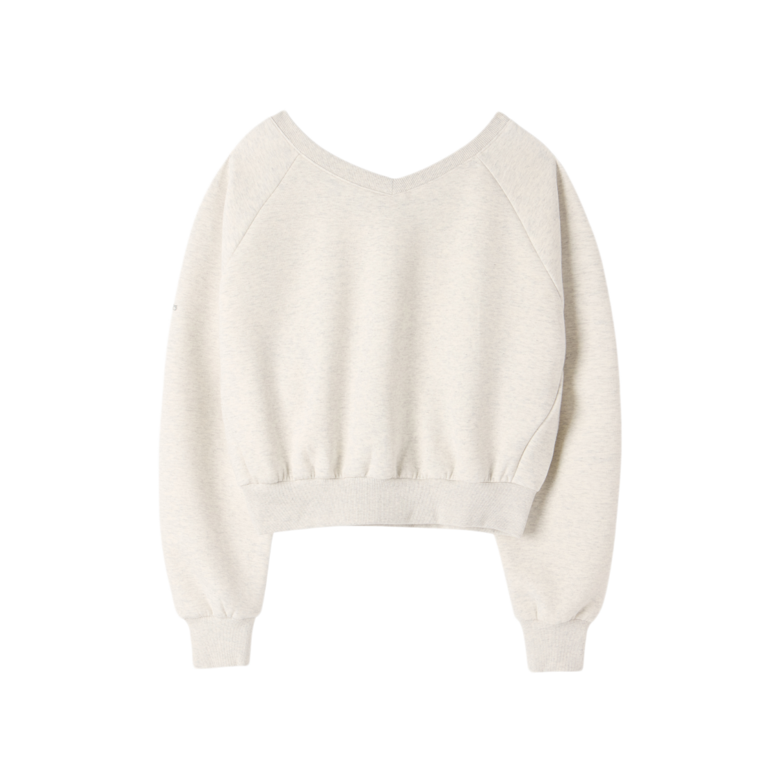 브롬톤 런던 우먼 V넥 스웻셔츠 오트밀(BROMPTON LONDON W V-Neck Sweatshirt Oatmeal) - 2