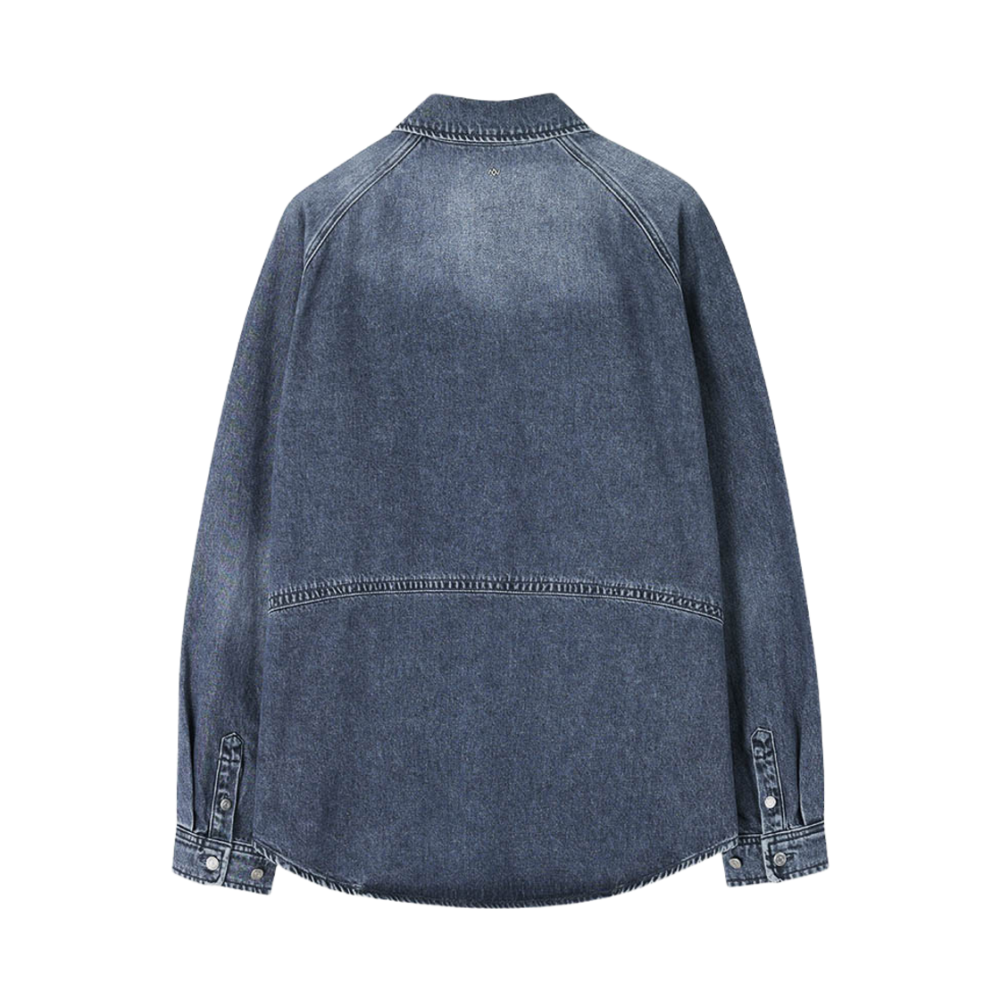 송지오 지제로 라글랑 데님 셔츠 그레이(SONGZIO ZZERO Raglan Denim Shirt Grey) - 2
