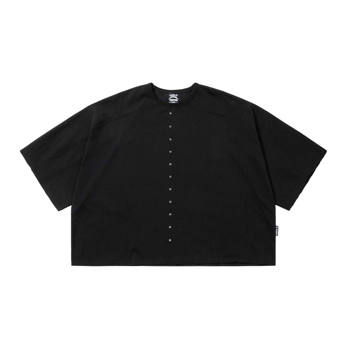 아조바이아조 10주년 기념 래글런 티셔츠 블랙(AJOBYAJO 10th Anniversary Raglan T-Shirt BLACK)
