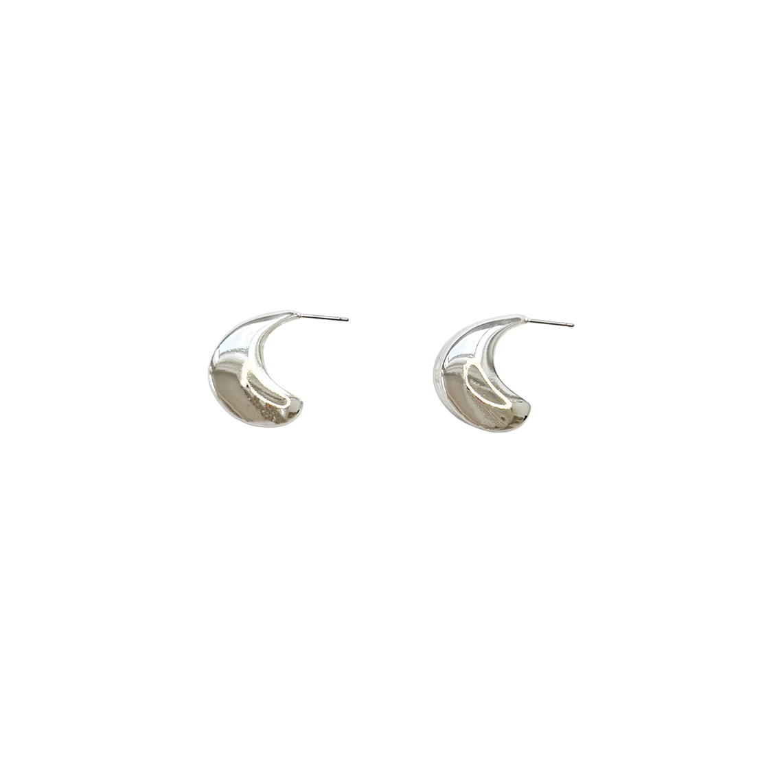러브미몬스터 볼드 잎 귀걸이 실버(lovememonster Bold Leaf Earrings SILVER)