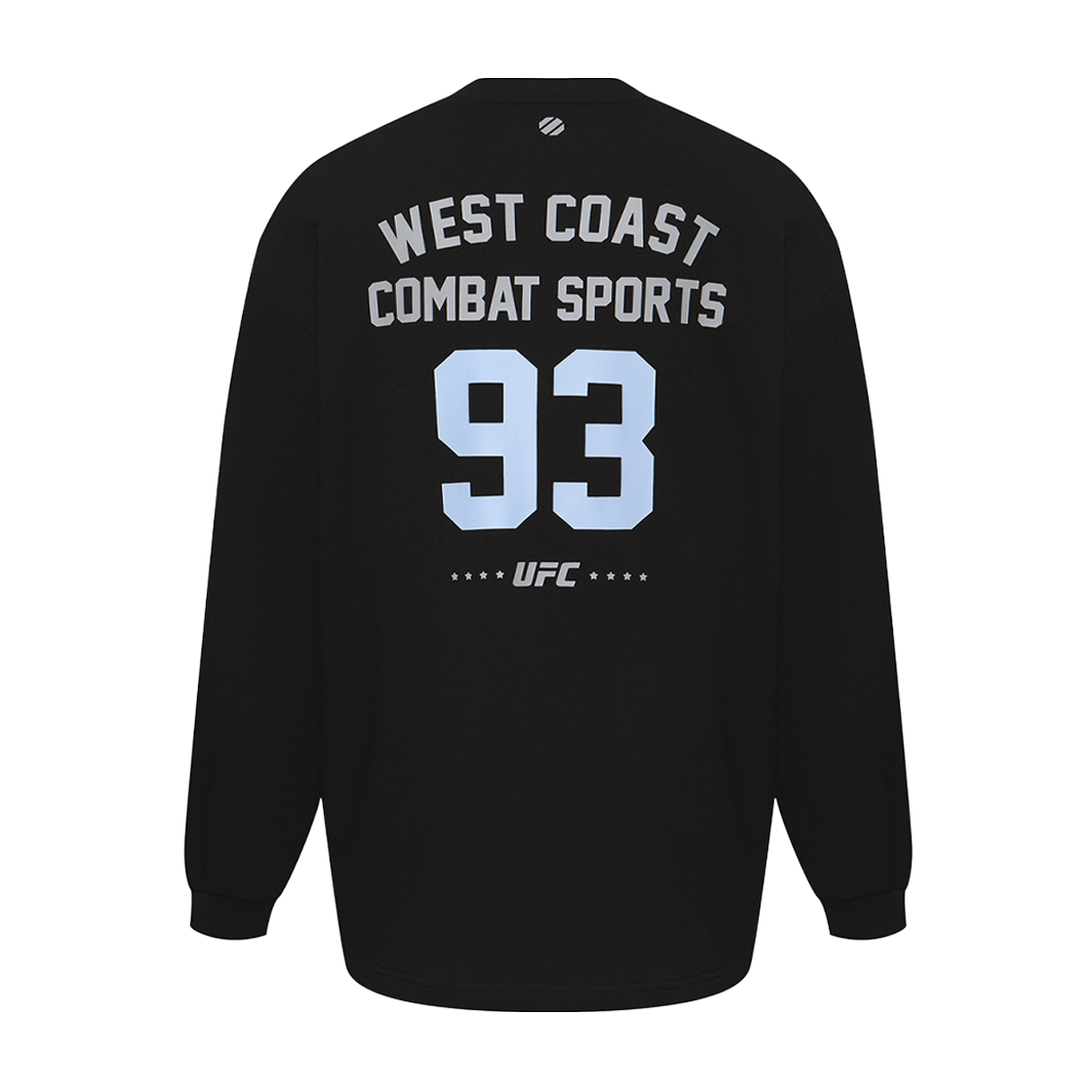 UFC WCFC 93 오버핏 긴팔 티셔츠 블랙 U2LSX3302BK(UFC WCFC 93 OVERSIZED FIT LS BLACK U2LSX3302BK) - 3