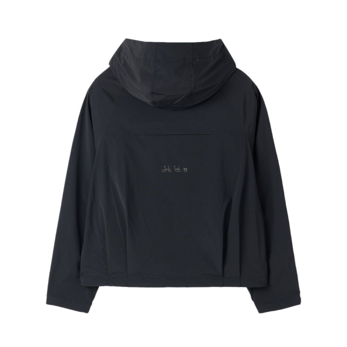 브롬톤 런던 우먼 패턴 윈드브레이커 블랙(BROMPTON LONDON W Pattern Windbreaker Black) - 2