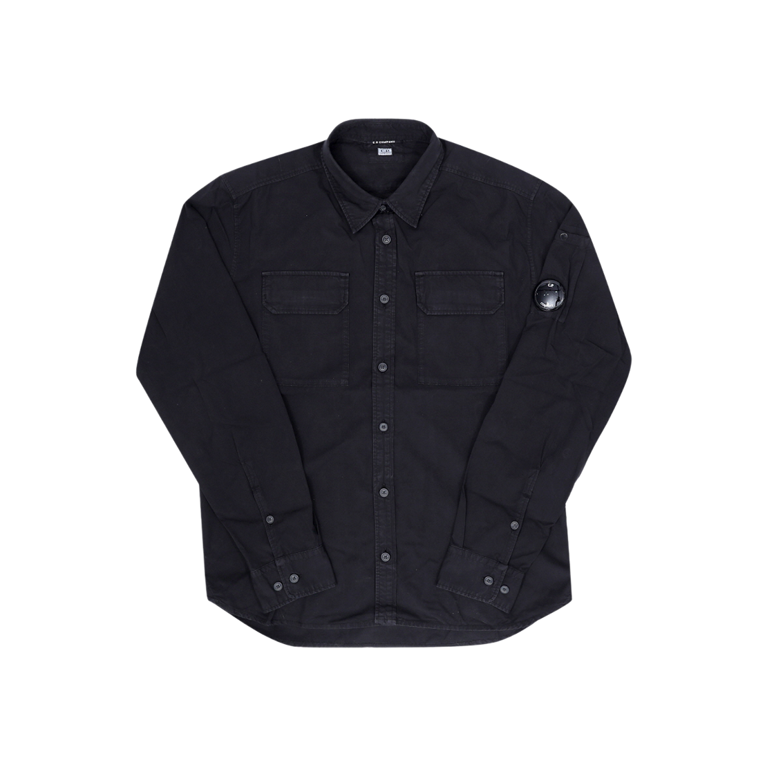 RCCMSH706A 110143G 999 [25% 쿠폰] C.P. Company Organic Gabardine Longsleeve Button Shirt Black - 26SS