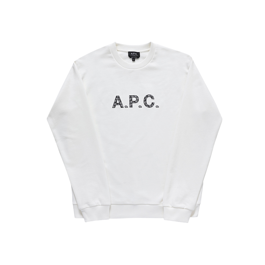 COEIP H27886 TAG BLANC/NOIR [25% 쿠폰] A.P.C. Timothy Swearshirt White Black