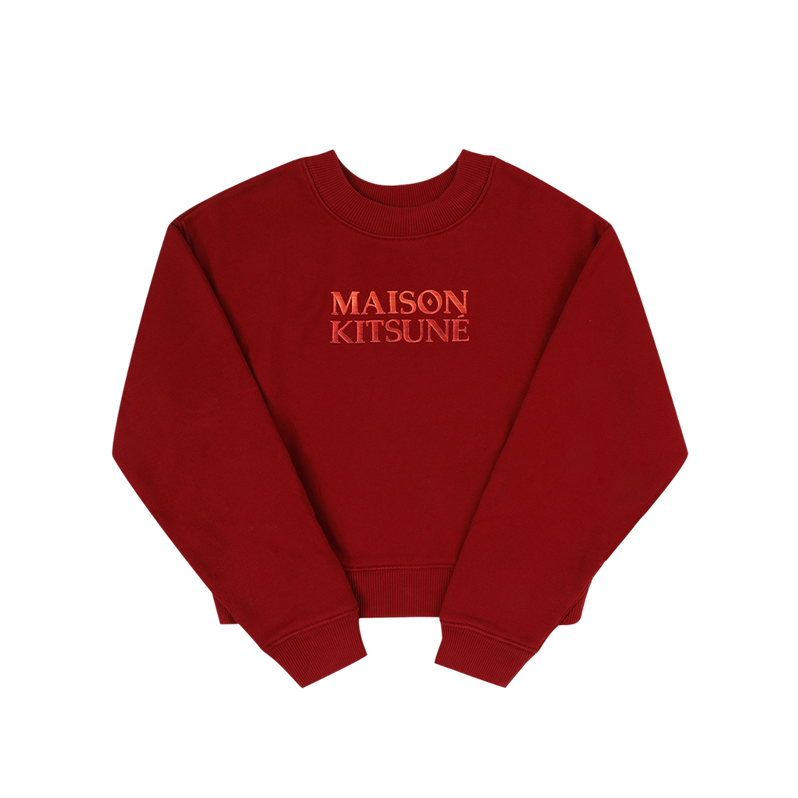 NW00309KM0326 P660 [25% 쿠폰] (W) Maison Kitsune Gradient Boxy Sweatshirt Winterberry