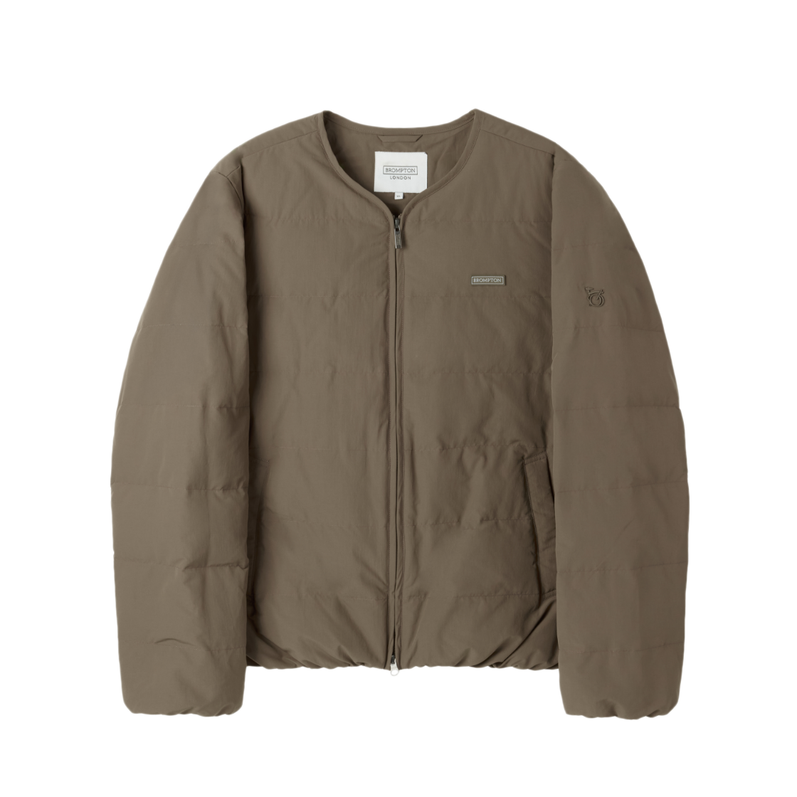 P264UDW142080 BROMPTON LONDON Airshift Lay Down Jacket Brown
