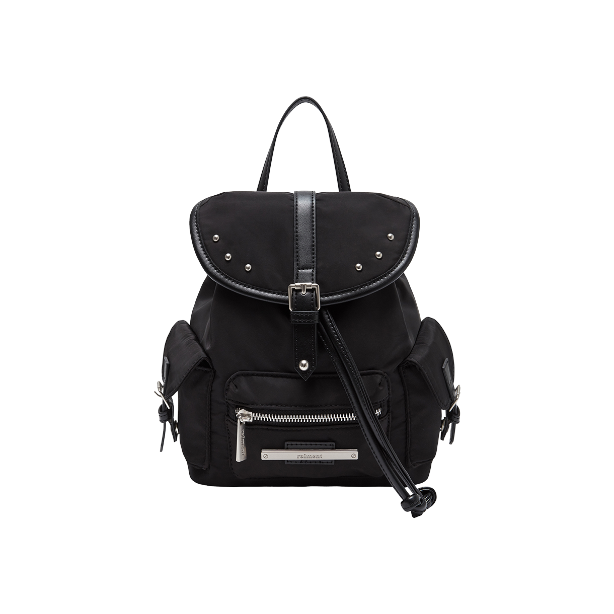 RMB1WBS010BK Raiment Stud Cover Point Mini Backpack_Black
