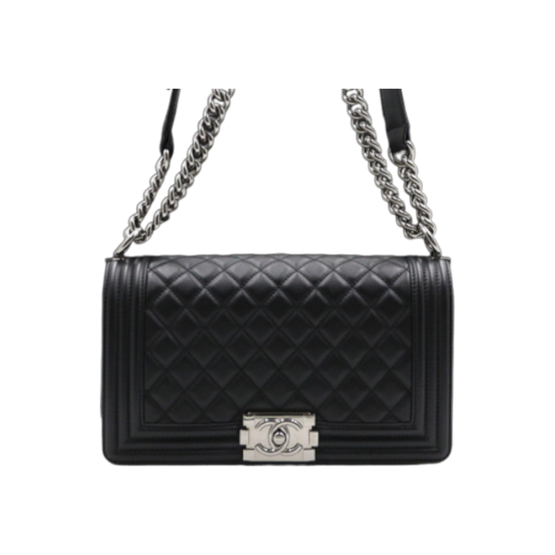 ITSNEVQ8A862 Chanel Boy Chanel Medium Flap Bag Black