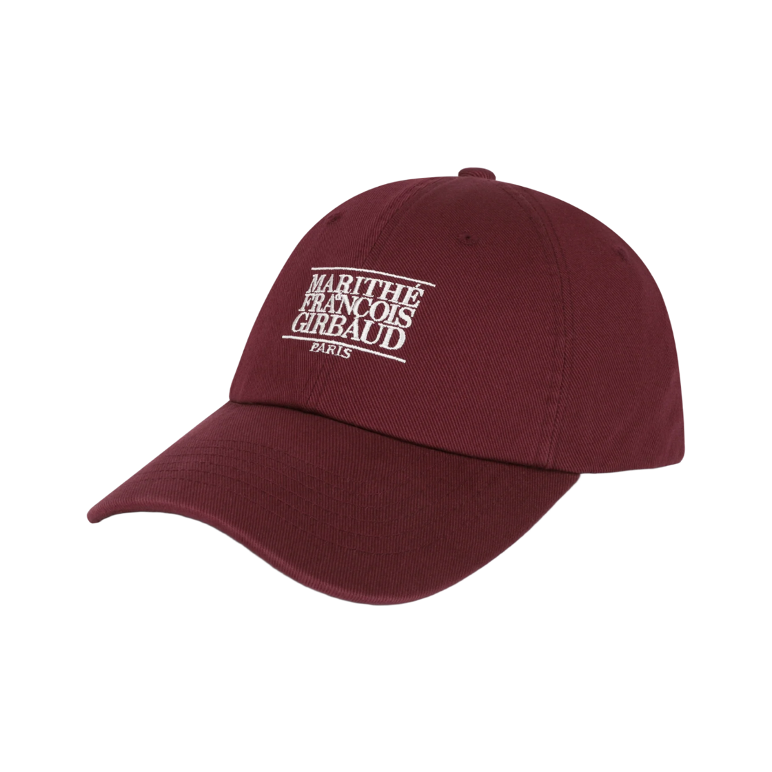 MFG46FHG203-BGD Marithe Francois Girbaud Small Classic Logo Cap Burgundy