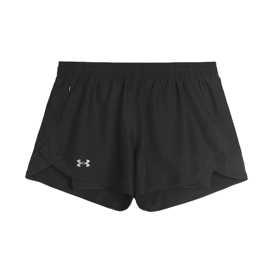 1382440-001 (W) Under Armour Fly-By 2-in-1 Shorts Black Reflective