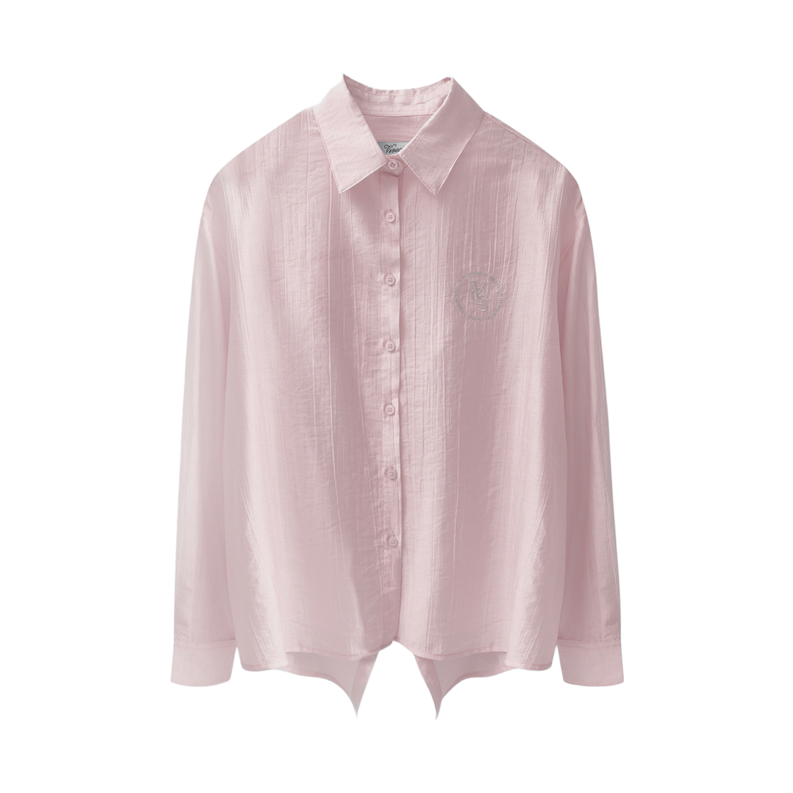 VV61SH03PK VIVACIOUS Seno Back Button Shirt PINK
