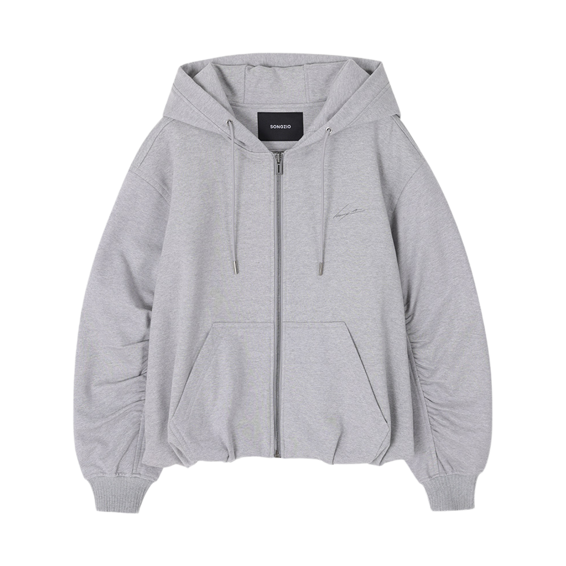SI5TS716MG SONGZIO COLLECTION Chariot Hood Zip Up Melange