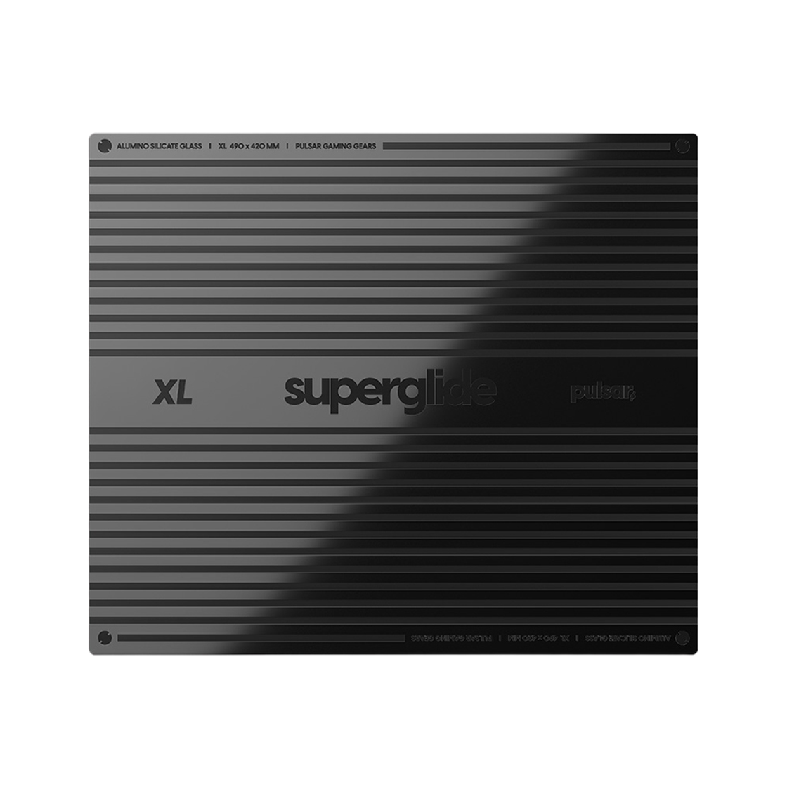 펄사 슈퍼글라이드3 유리 마우스패드 화이트색상 XL사이즈 Type-S(Pulsar superglide Pad v3 XL White Type-S) - 2