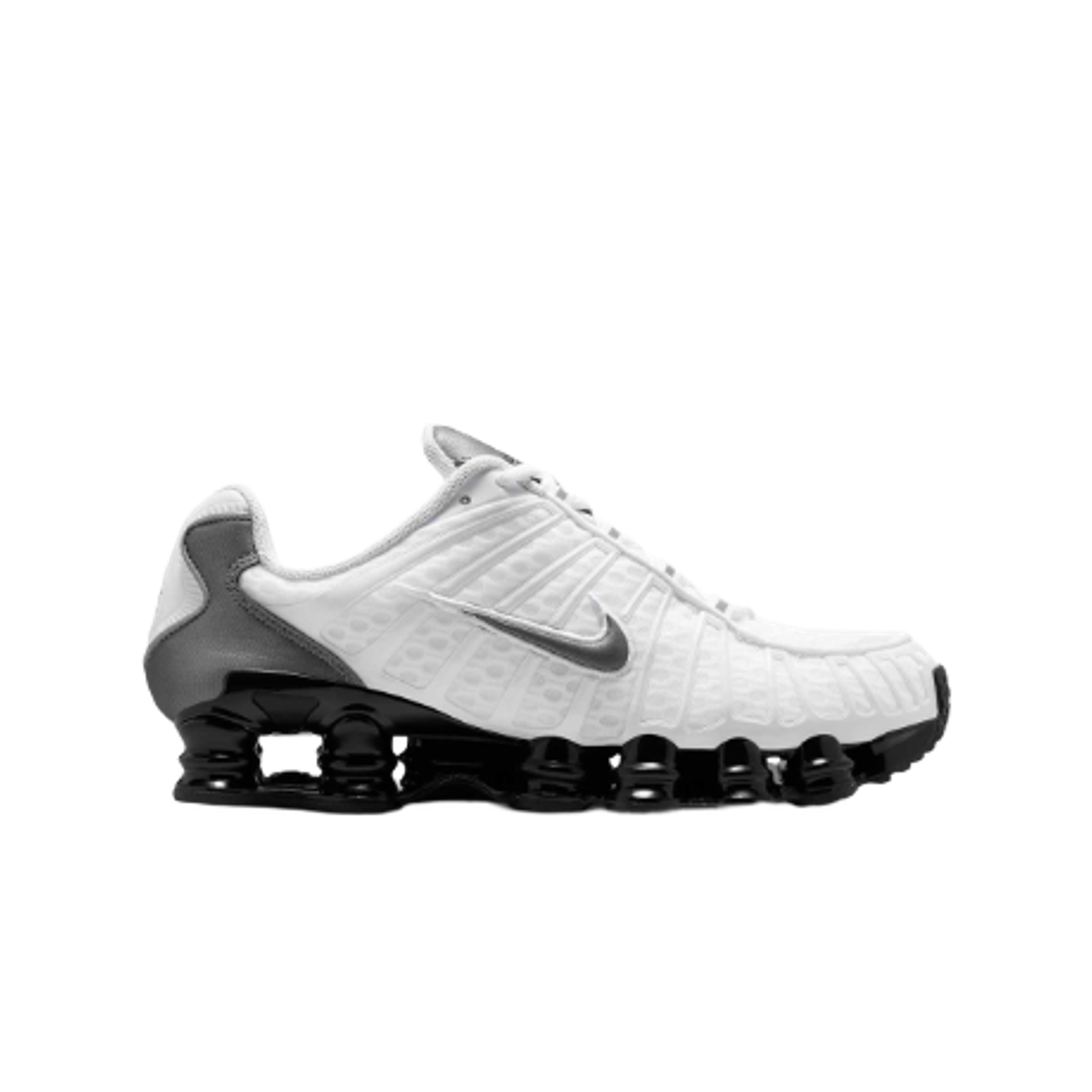 IR2005-100 Nike Shox TL White Black Metallic Cool Grey