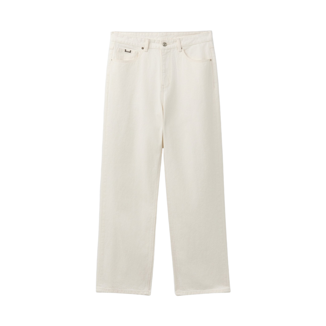 CWPAA26583IVX Customellow Straight-Fit Corduroy Jeans Ivory