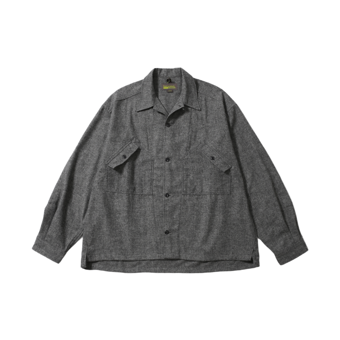 HM26AW-SH01 humorous account Rest Work Shirt Heather Black