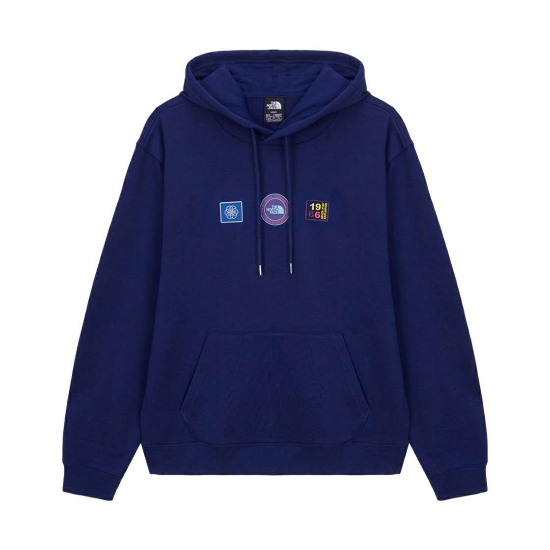 NM5PS79B The North Face U Explorer Badges RLX Hoodie Graphic Ink Blue - 26FW