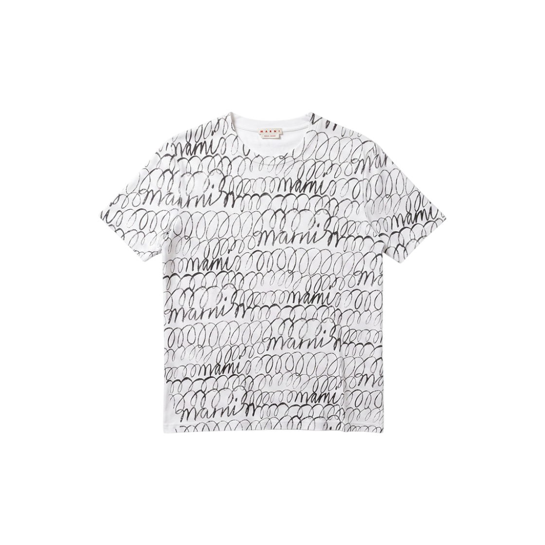 ITWW7GSI4LR3 Marni White Print T-Shirt