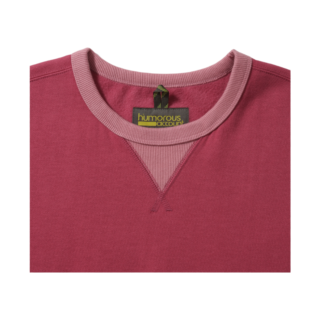 휴머러스 어카운트 웨이브 포켓 스웻 셔츠 마젠타(humorous account Wave Pk Sw Shirt Magenta) - 3
