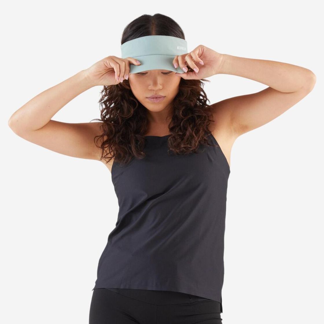 데카트론 러닝 바이저 선캡 모자 V2 프로즌 그린(Decathlon Running Visor Sun Cap V2 Frozen Green) - 4
