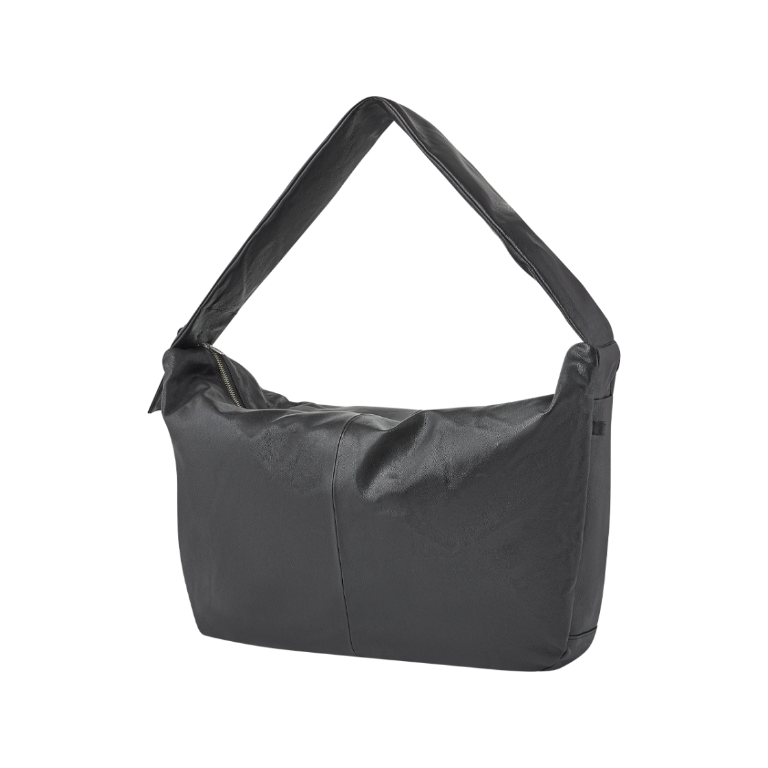 슈타인 고트 레더 셔링 핸들 숄더 백 블랙 - 26FW(ssstein Goat Leather Shirring Handle Shoulder Bag Black - 26FW) - 2