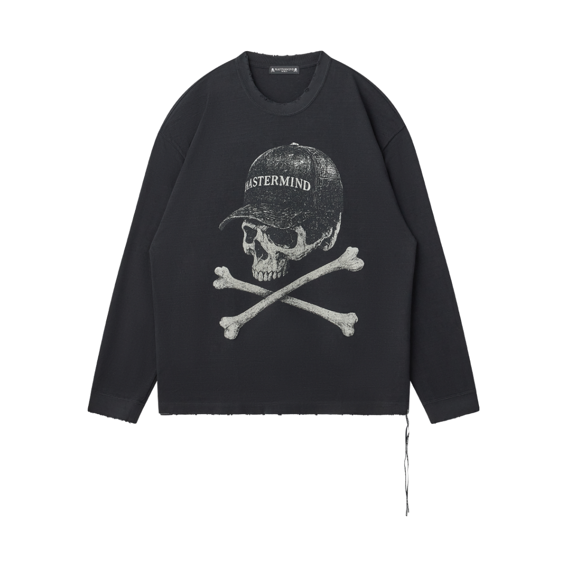 마스터마인드 박시 빈티지 락 롱슬리브 티 블랙 - 26FW(Mastermind Boxy Vintage Rock LS Tee Black - 26FW)