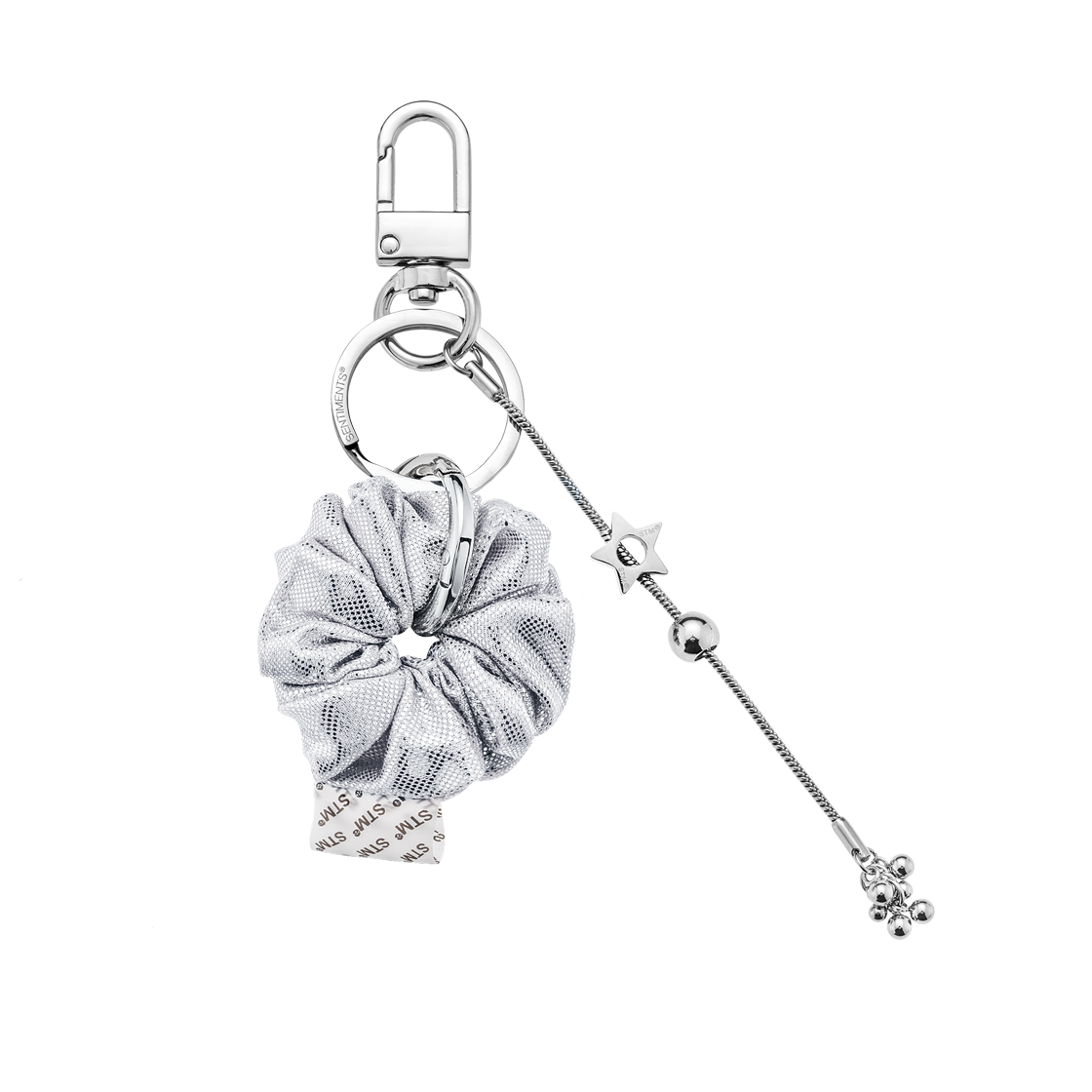 NO.783W Sentiments No.783 [White] Scrunch Keyring
