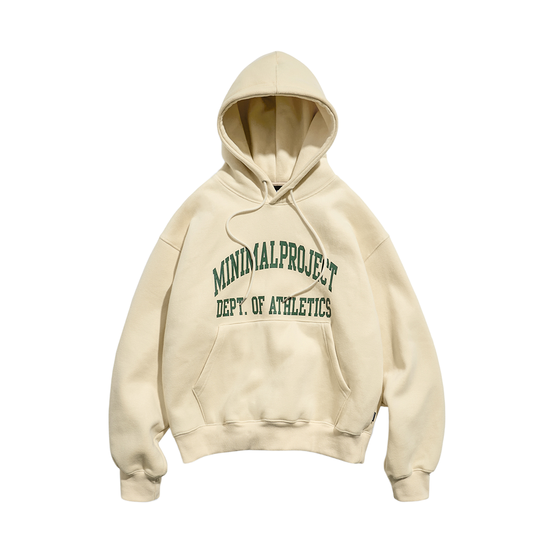 MHT130IV MINIMALPROJECT Athletic Heavyweight Peachskin Brushed Relaxed Fit Hoodie Mht130 Ivory