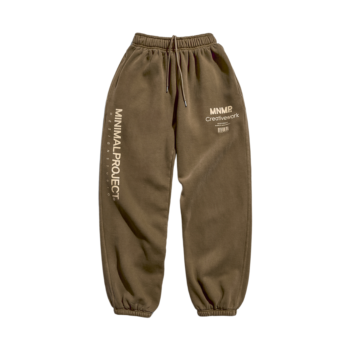 미니멀프로젝트 파티나 피그먼트 기모 헤비웨이트 조거 팬츠 MTP307 브라운(MINIMALPROJECT Patina Pigment Brushed Heavyweight Jogger Pants Mtp307 Brown)