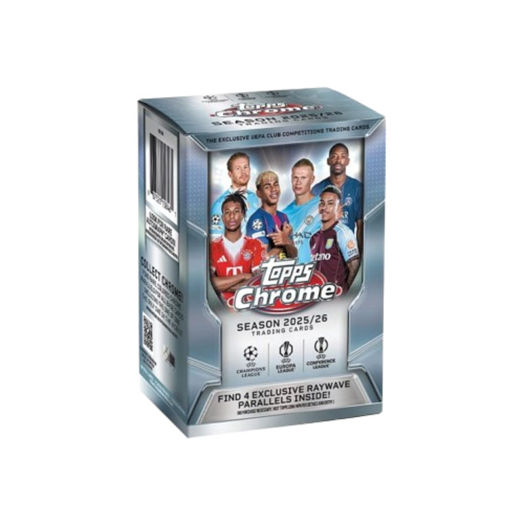 탑스 2025-26 크롬 UEFA 클럽 컴피티션즈 사커 밸류 박스(Topps 2025-26 Chrome UEFA Club Competitions Soccer Value Box)