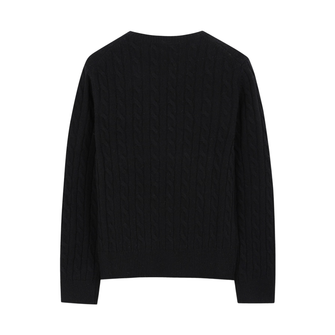 브룩스브라더스 여성 울 케이블 스웨터 블랙(BrooksBrothers Women's Wool Cable Sweater Black) - 2