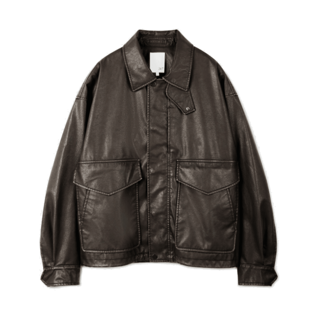 TMUAX26711BRD 24/7 series Leather A-2 Jacket Dark Brown