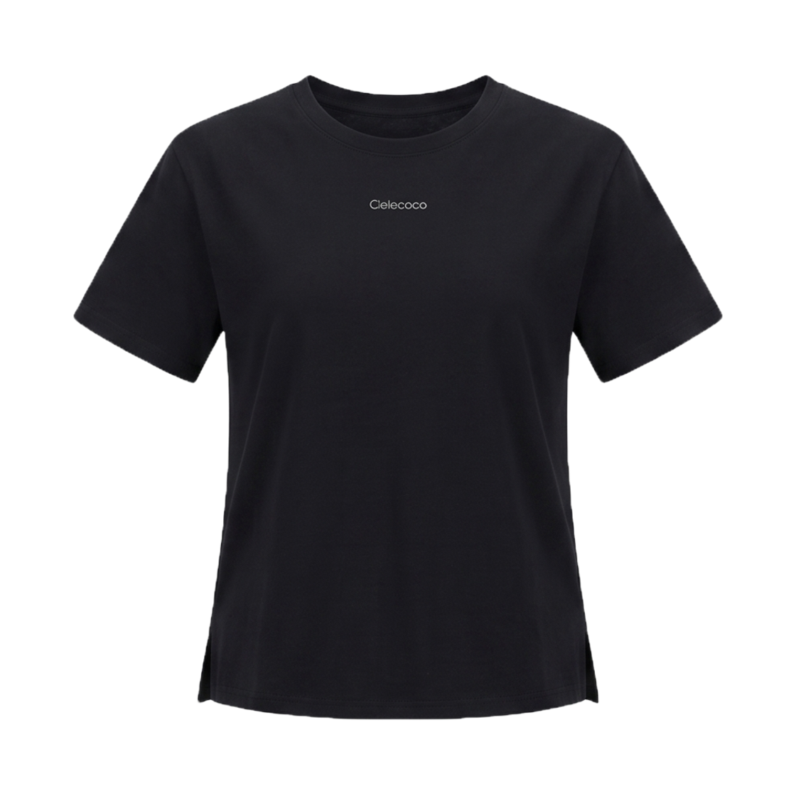 CLWT8110 cielcoco Sorona Basic Short Sleeves Black