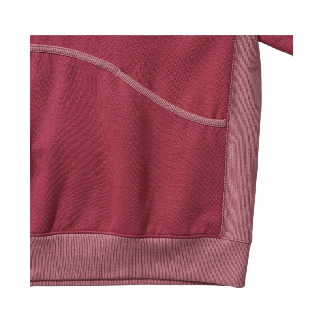 휴머러스 어카운트 웨이브 포켓 스웻 셔츠 마젠타(humorous account Wave Pk Sw Shirt Magenta) - 4