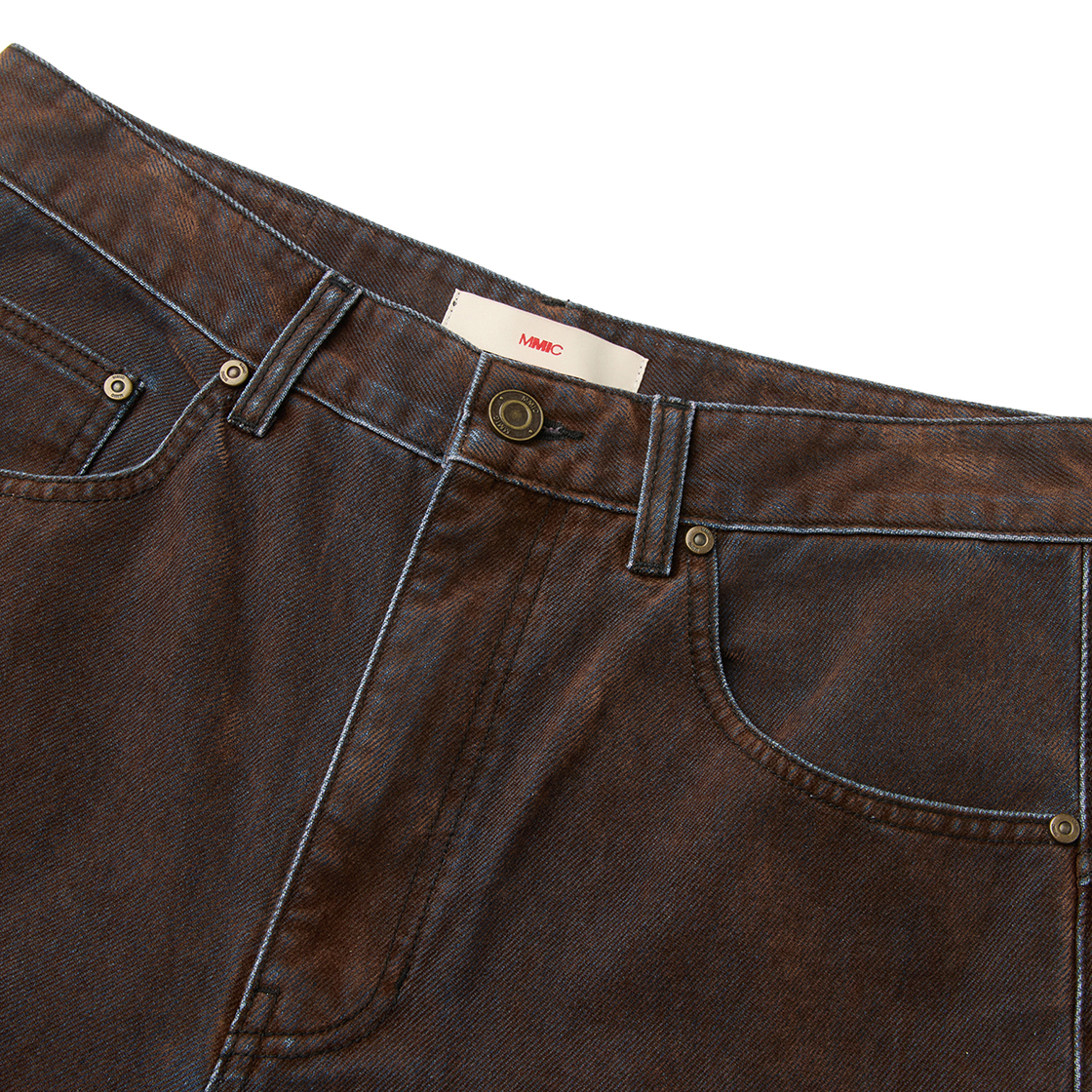 엠엠아이씨 세인트 플레어 진 빈티지 브라운(MMIC Saint Flare Jeans Vintage Brown) - 2